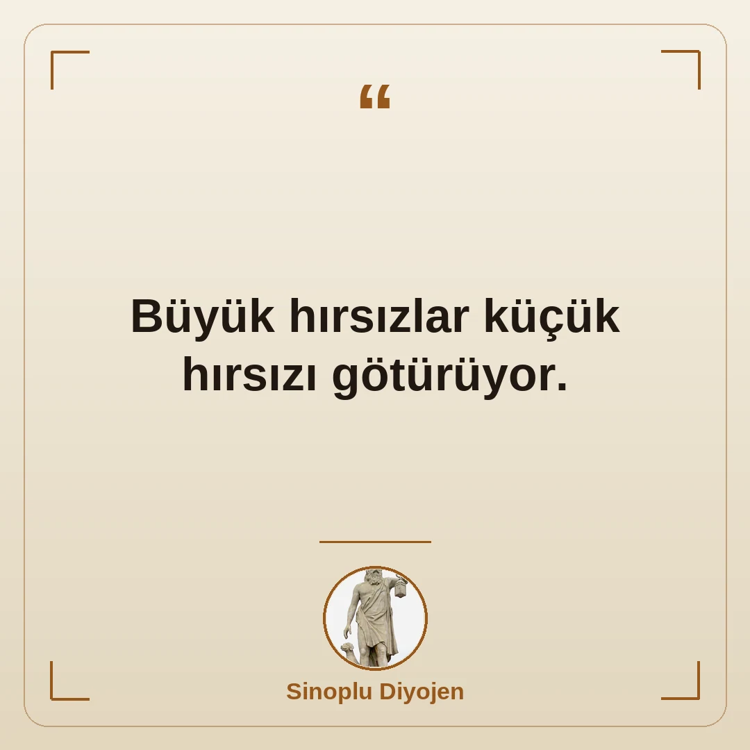 Büyük hırsızlar küçük hırsızı götürüyor.