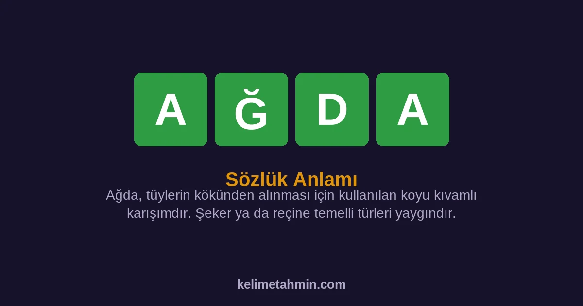 AĞDA AĞDA — anlamı ve örnek cümleler