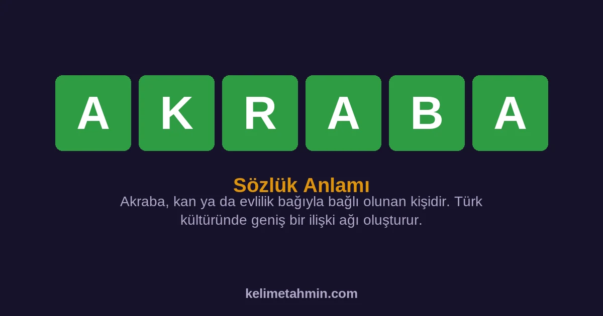 AKRABA AKRABA — anlamı ve örnek cümleler