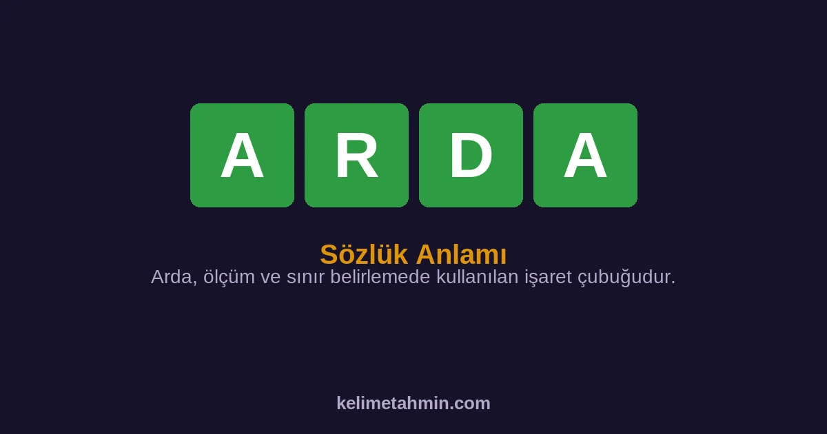 ARDA ARDA — anlamı ve örnek cümleler