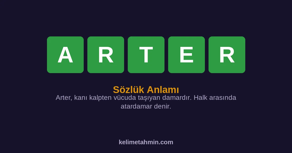 ARTER ARTER — anlamı ve örnek cümleler