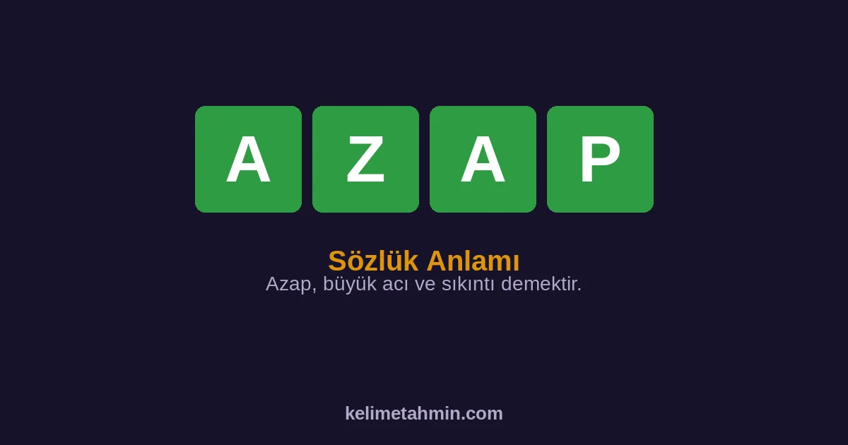 AZAP AZAP — anlamı ve örnek cümleler