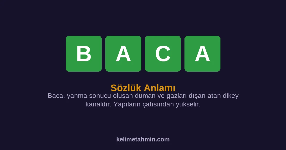 BACA BACA — anlamı ve örnek cümleler