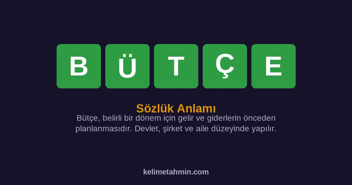 BÜTÇE BÜTÇE — anlamı ve örnek cümleler