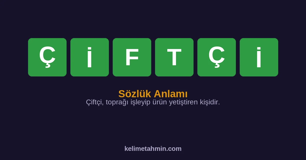 ÇİFTÇİ ÇİFTÇİ — anlamı ve örnek cümleler