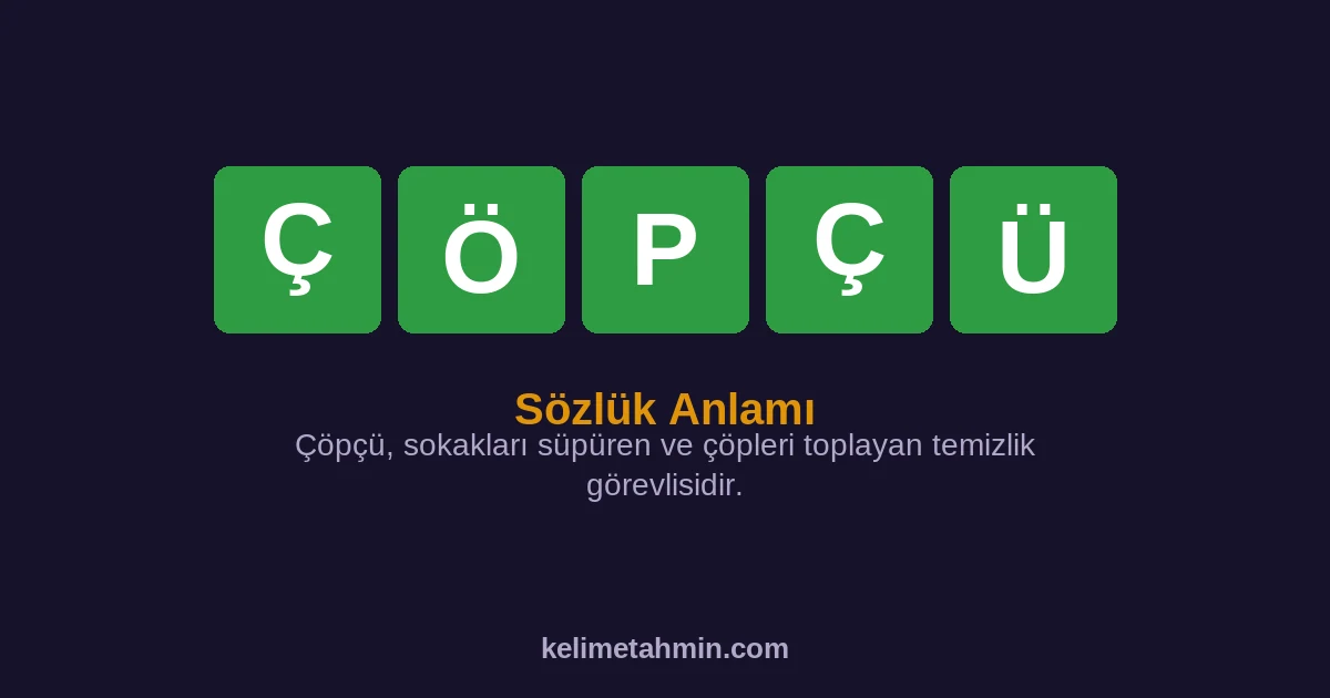 ÇÖPÇÜ ÇÖPÇÜ — anlamı ve örnek cümleler