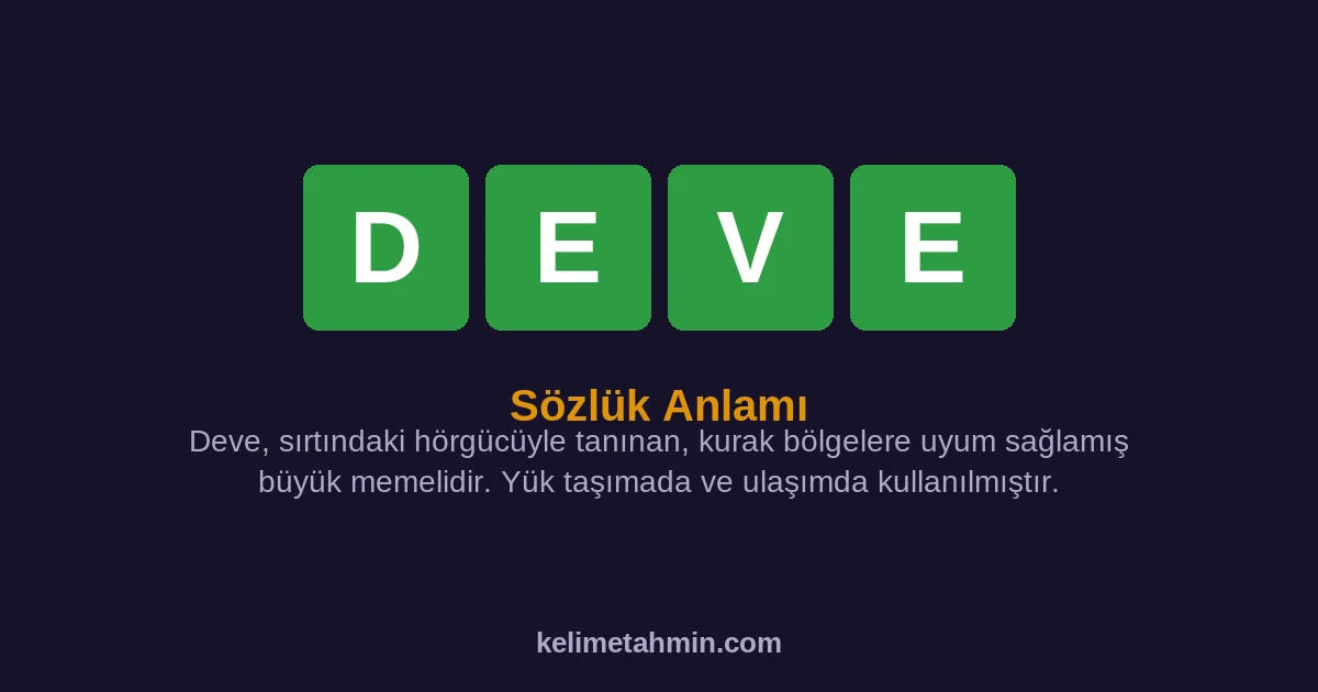 DEVE DEVE — anlamı ve örnek cümleler