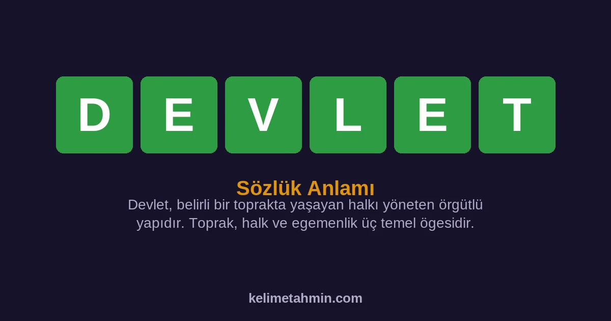 DEVLET DEVLET — anlamı ve örnek cümleler