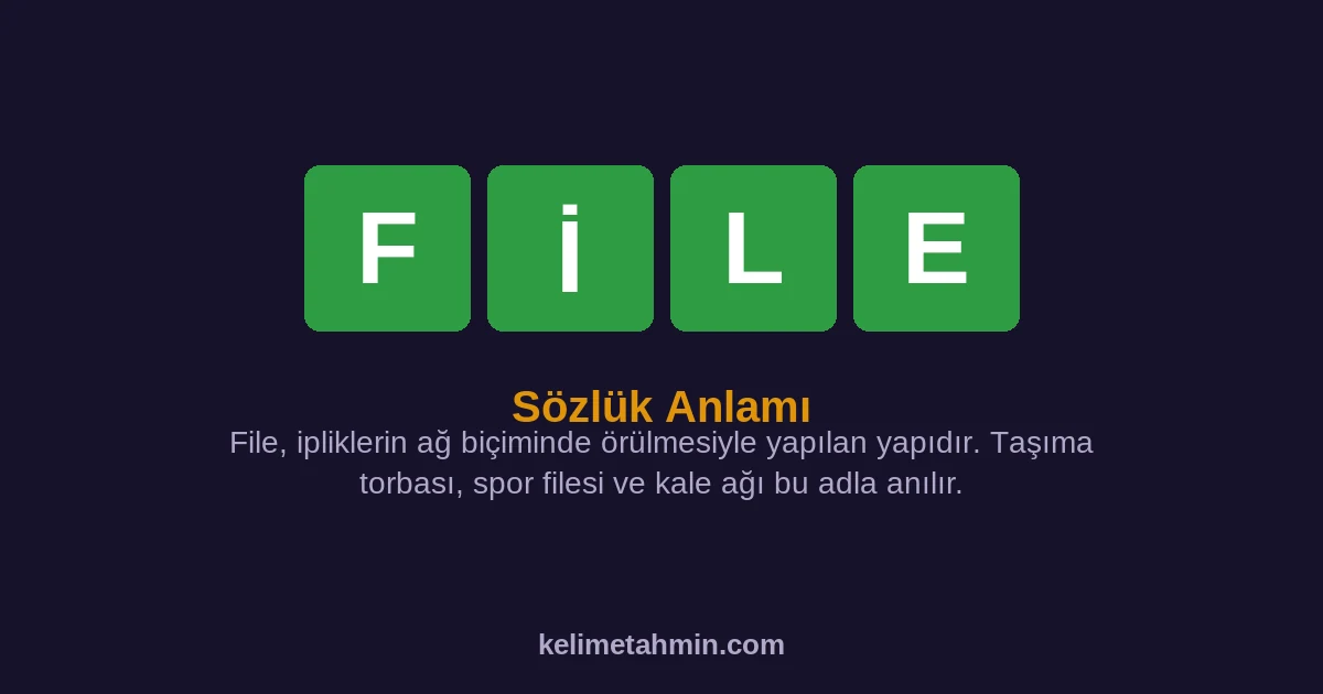FİLE FİLE — anlamı ve örnek cümleler
