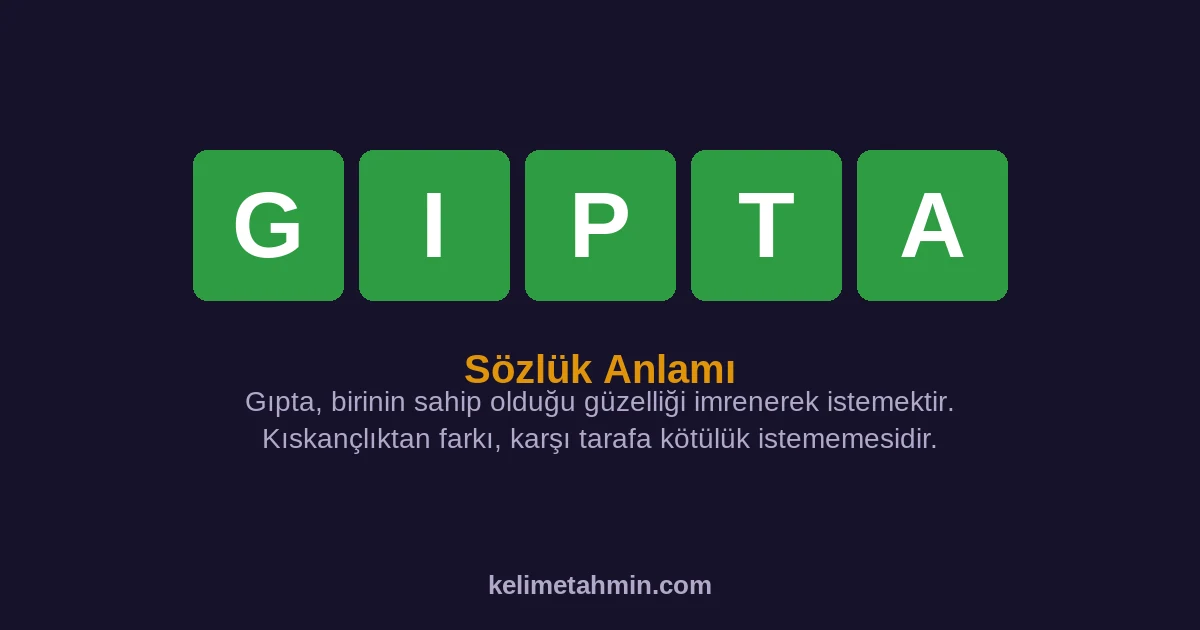 GIPTA GIPTA — anlamı ve örnek cümleler