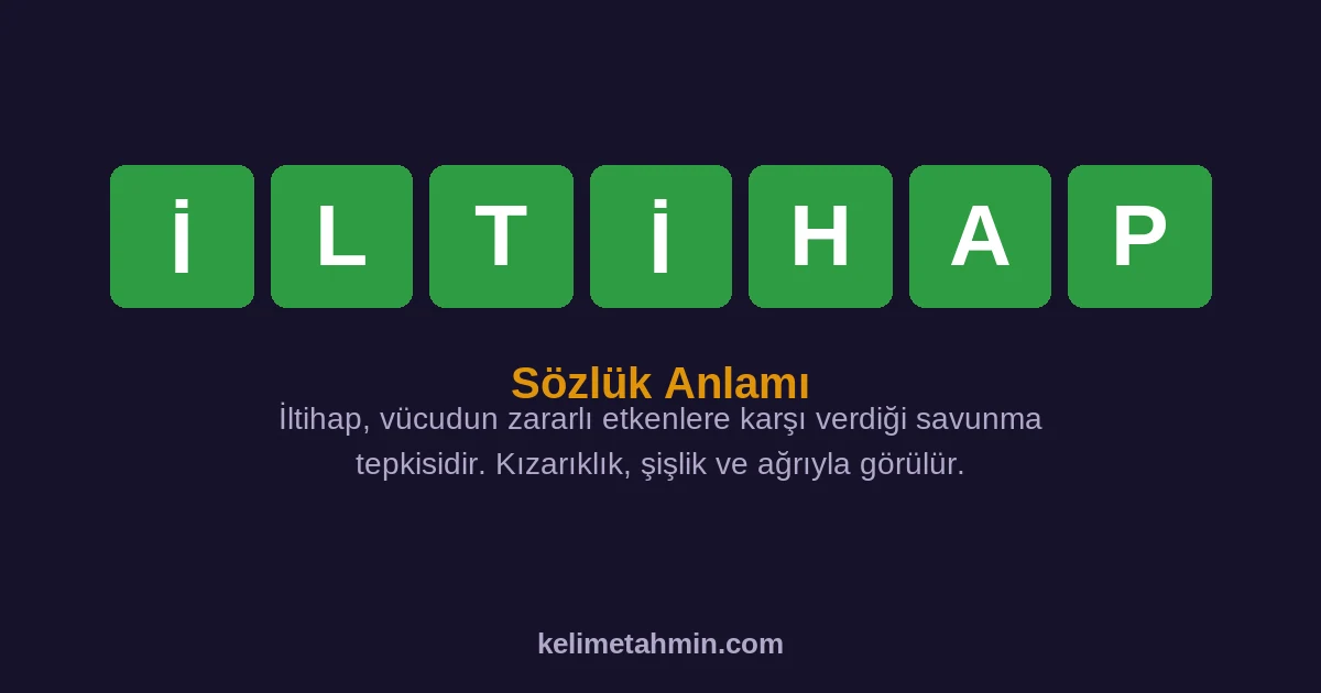 İLTİHAP İLTİHAP — anlamı ve örnek cümleler