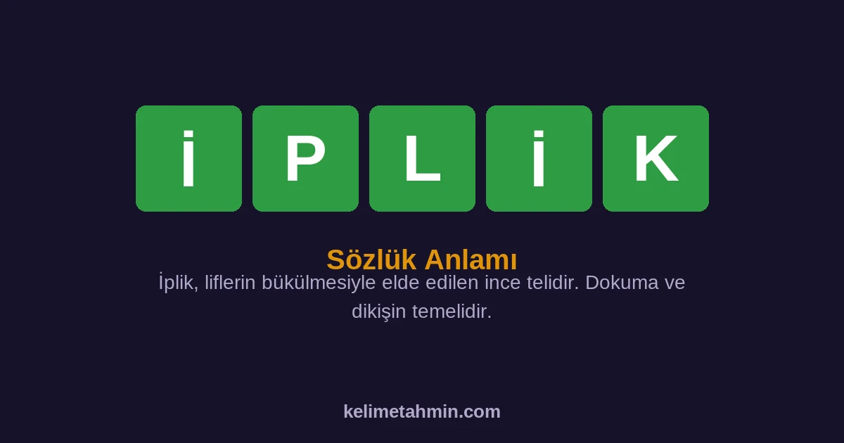 İPLİK İPLİK — anlamı ve örnek cümleler