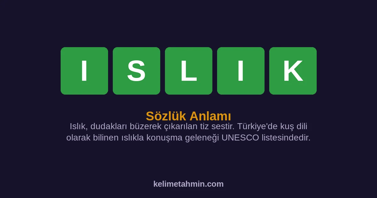 ISLIK ISLIK — anlamı ve örnek cümleler