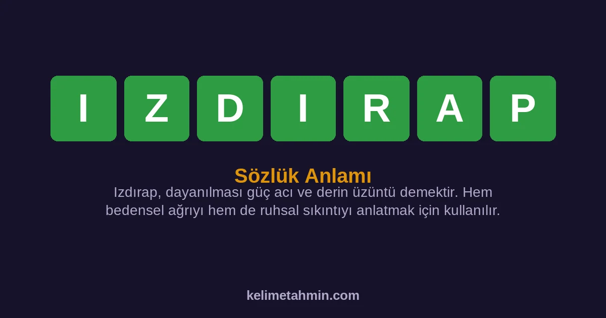 IZDIRAP IZDIRAP — anlamı ve örnek cümleler