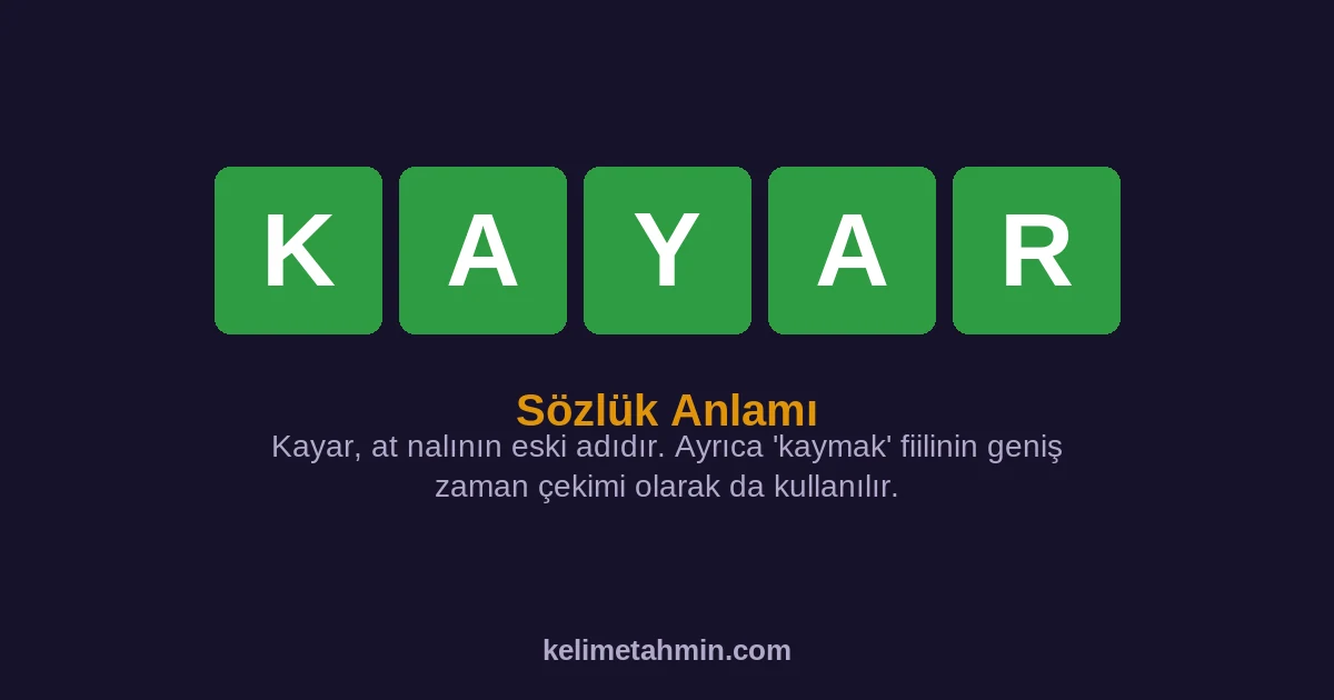 KAYAR KAYAR — anlamı ve örnek cümleler