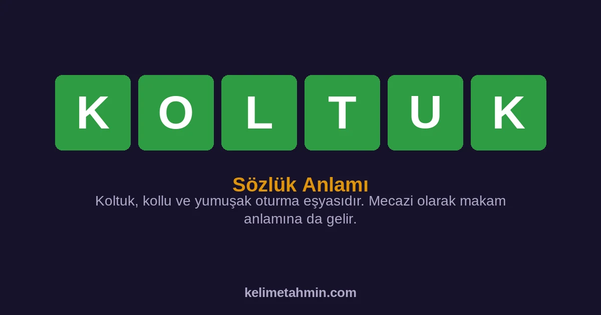 KOLTUK KOLTUK — anlamı ve örnek cümleler