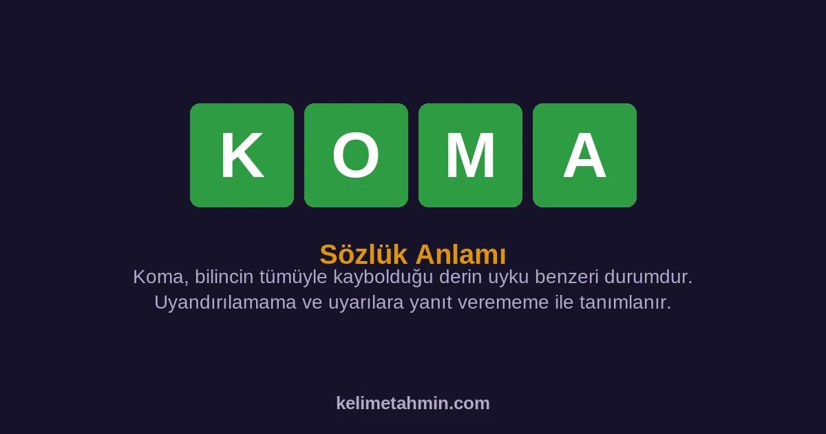 KOMA KOMA — anlamı ve örnek cümleler
