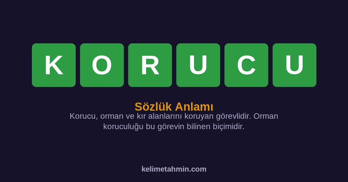 KORUCU KORUCU — anlamı ve örnek cümleler