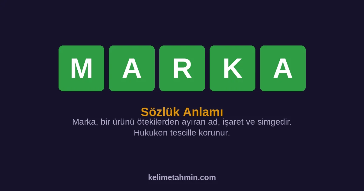 MARKA MARKA — anlamı ve örnek cümleler