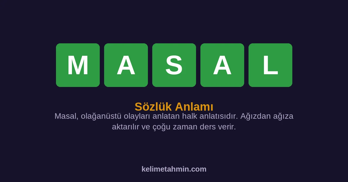 MASAL MASAL — anlamı ve örnek cümleler