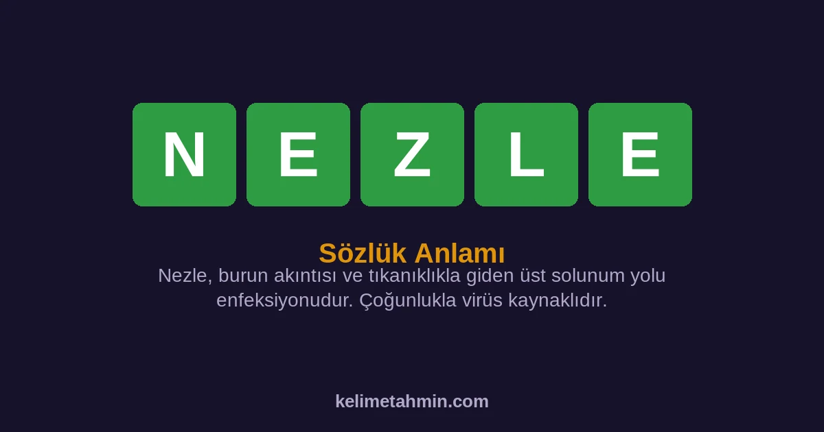 NEZLE NEZLE — anlamı ve örnek cümleler