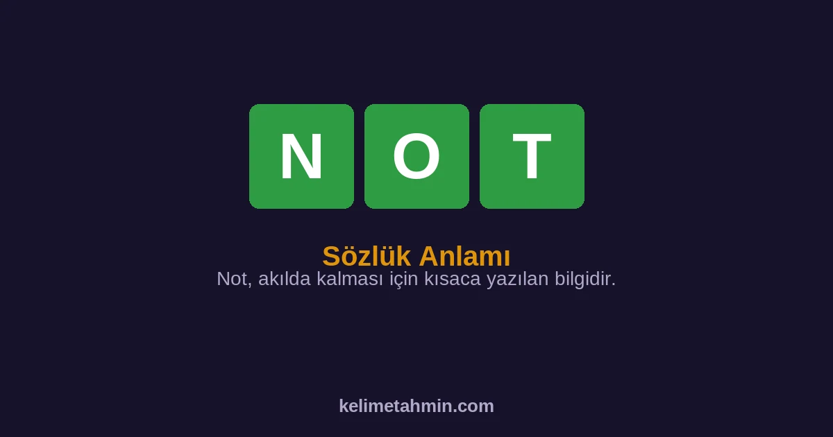 NOT NOT — anlamı ve örnek cümleler