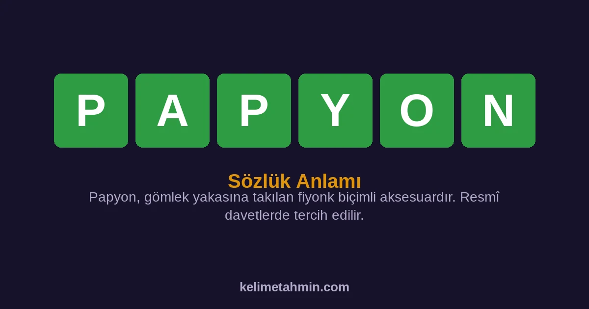 PAPYON PAPYON — anlamı ve örnek cümleler