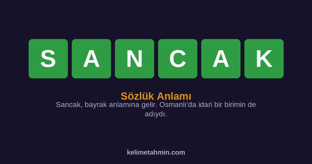 SANCAK SANCAK — anlamı ve örnek cümleler
