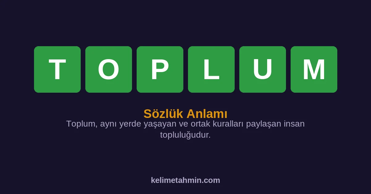 TOPLUM TOPLUM — anlamı ve örnek cümleler