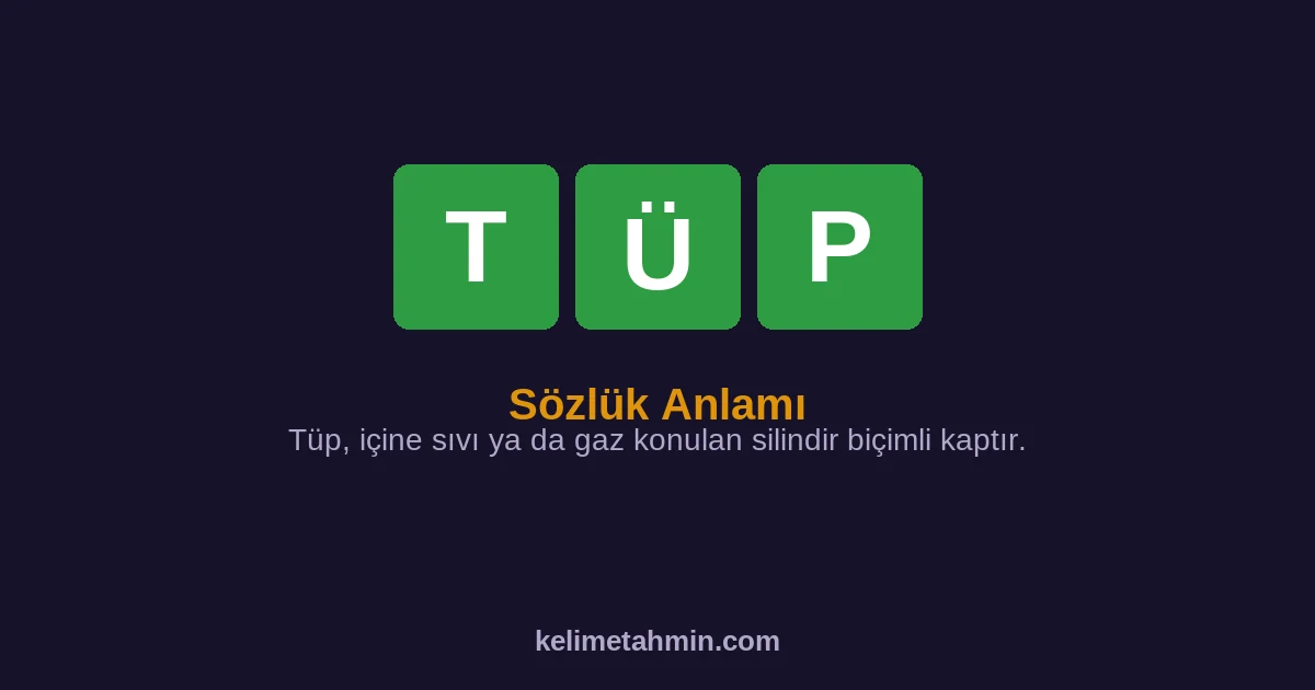 TÜP TÜP — anlamı ve örnek cümleler