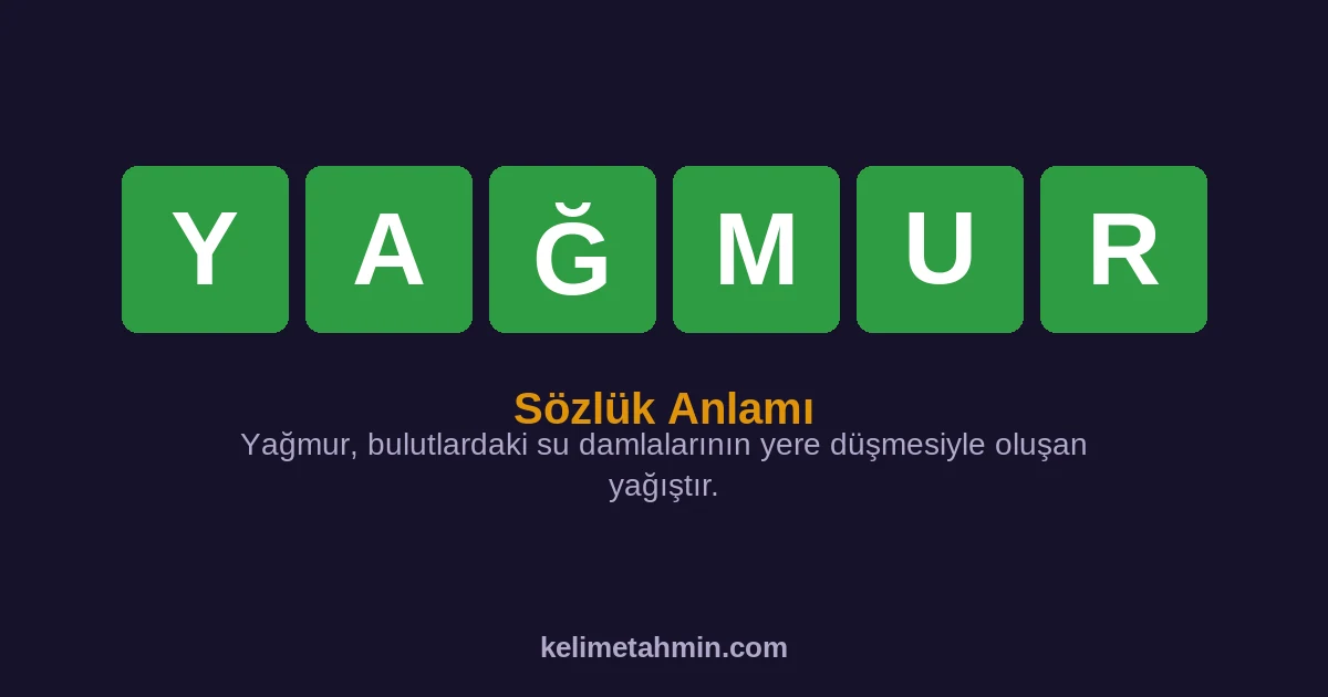 YAĞMUR YAĞMUR — anlamı ve örnek cümleler