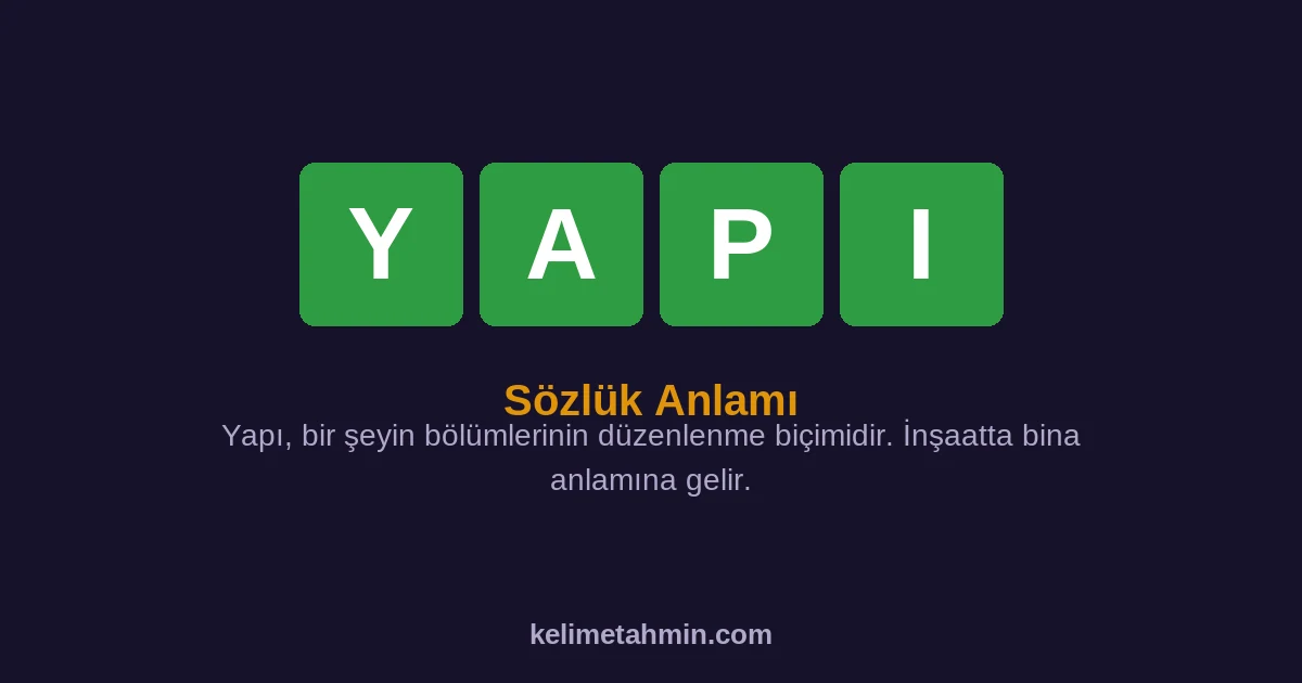 YAPI YAPI — anlamı ve örnek cümleler