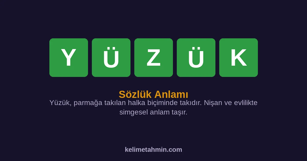 YÜZÜK YÜZÜK — anlamı ve örnek cümleler